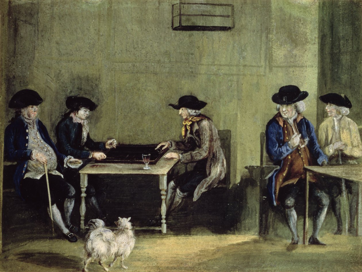 Backgammon-spillet av Nathaniel Grogan