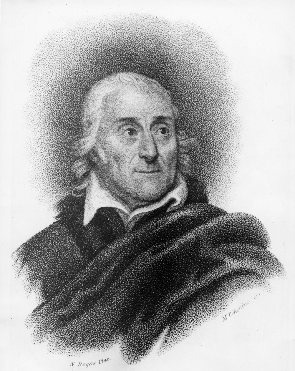 Lorenzo Da Ponte, gravert av Michele Pekenino av Nathaniel Rogers