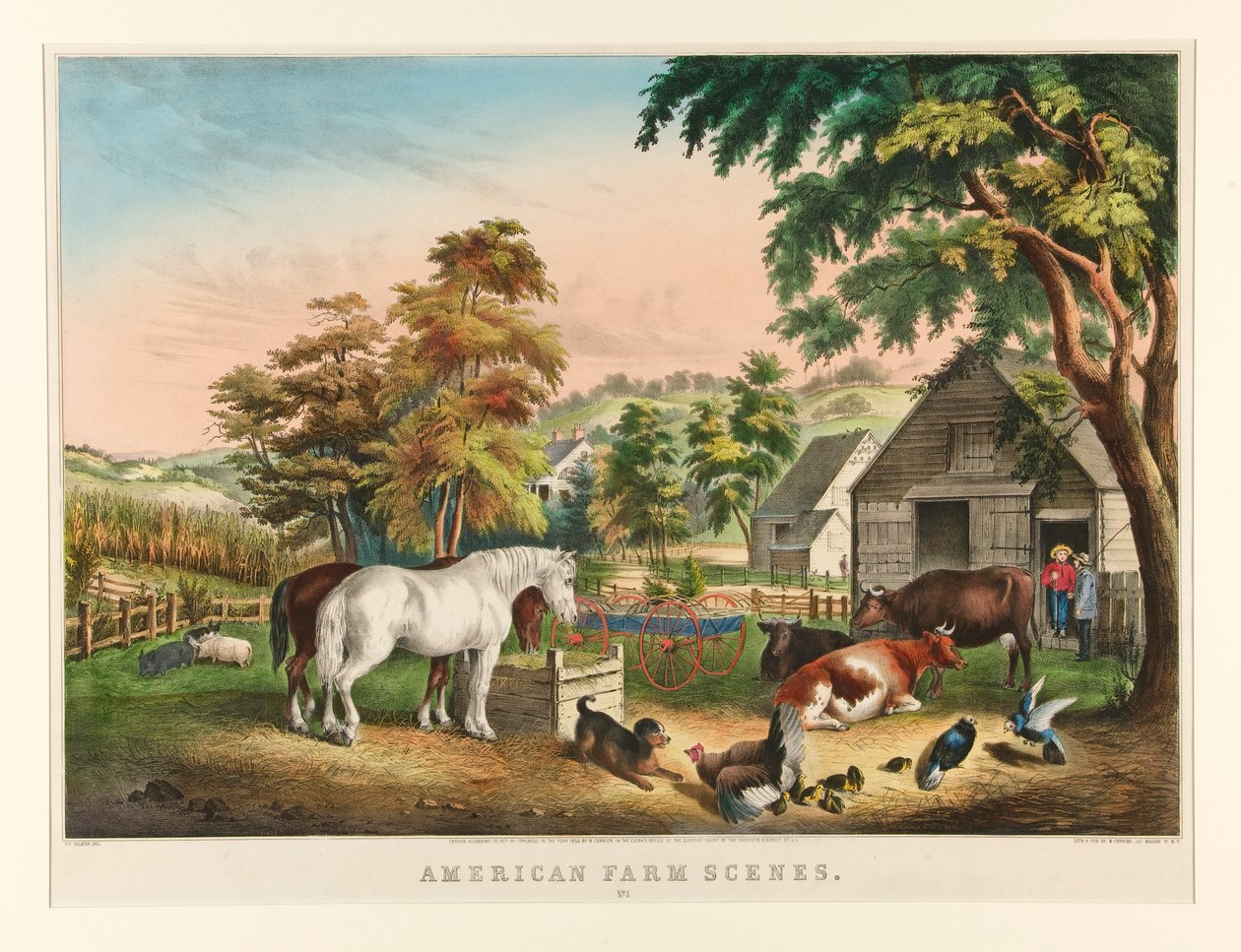American Farm Scenes./ nr. 3 av Nathaniel Currier