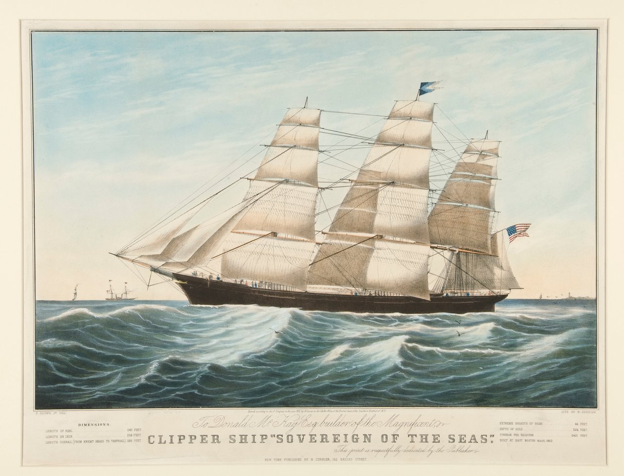 Clipperskip av Nathaniel Currier