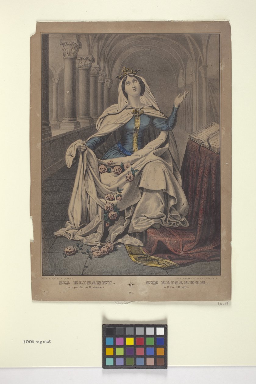 St. Elizabeth (blekk, blyant) av Nathaniel Currier