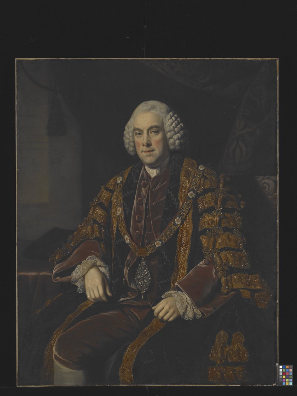 A Lord Mayor of London (olje på lerret) av Nathaniel Dance