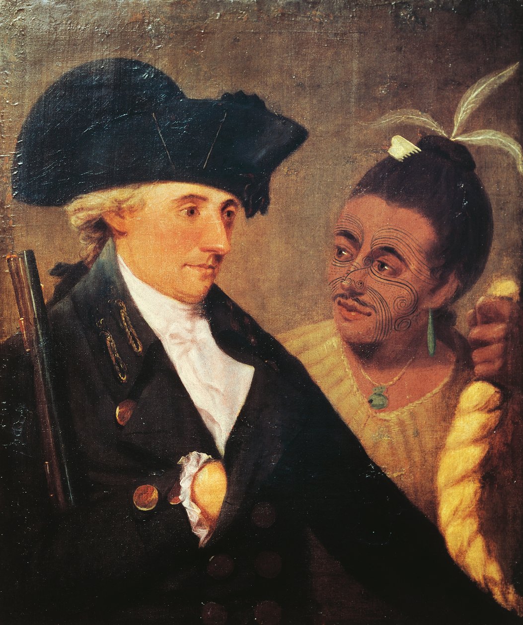 Portrett av kaptein Charles Clerke (1741-1779), engelsk kaptein og reisefølge av James Cook (1728-1779). Maleri av Nathaniel Dance-Holland (1735-1811) av Nathaniel Dance Holland