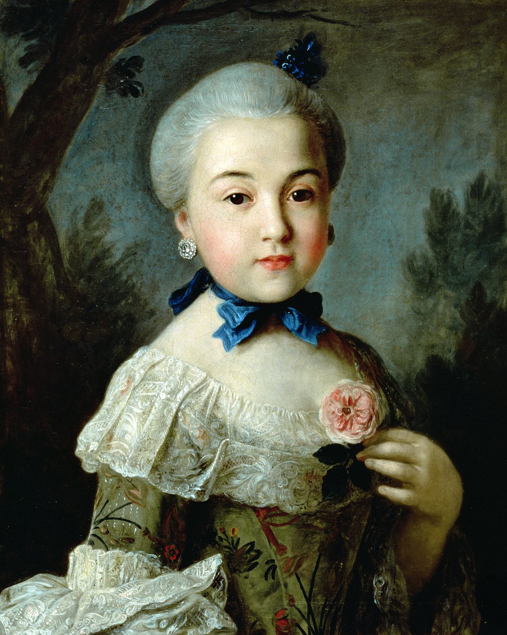 Portrett av prinsesse Charlotte Sophia (1744-1818), kone til kong George III, 1775 av Nathaniel Dance Holland