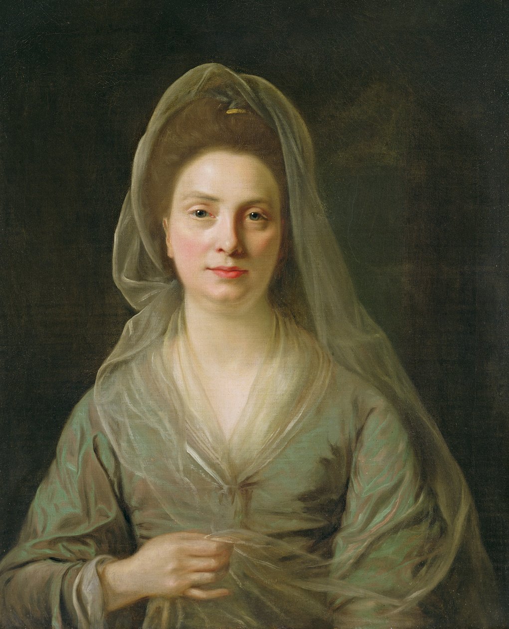 Fru Benjamin Cole, ca. 1776 av Nathaniel Hone
