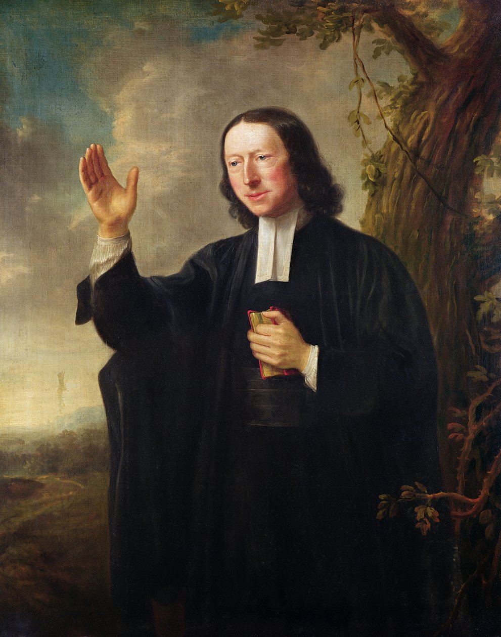 Portrett av John Wesley, ca. 1766 (olje på lerret) av Nathaniel Hone