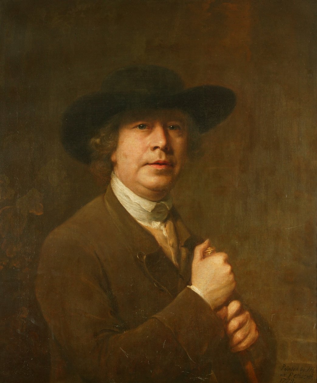 Selvportrett av Nathaniel Hone