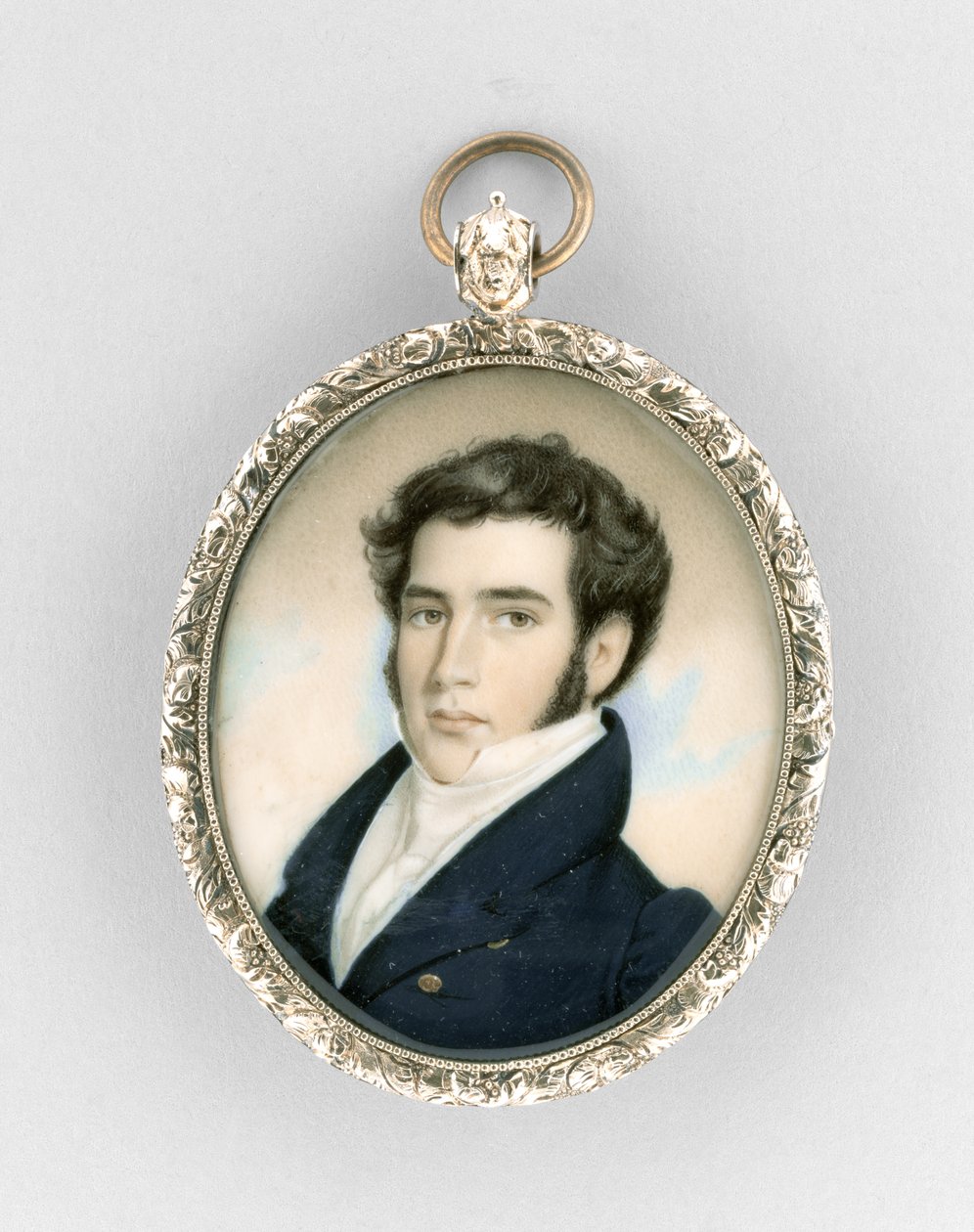 Portrait of a Man, ca. 1825 (akvarell på elfenben av Nathaniel Jocelyn