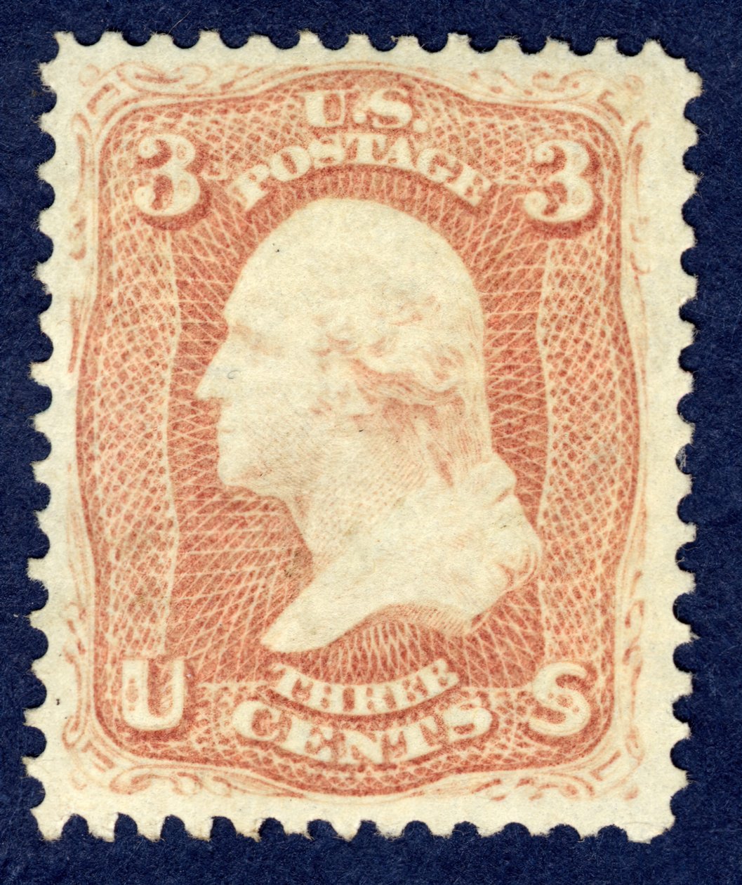 3c Washington singel, 1861. av National Bank Note Company