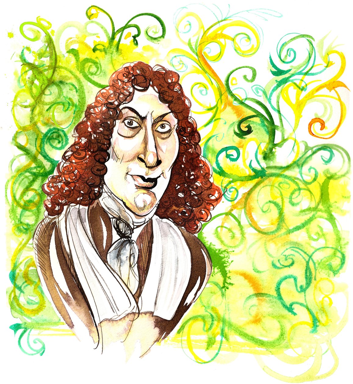 Arcangelo Corelli - karikaturer av Neale Osborne