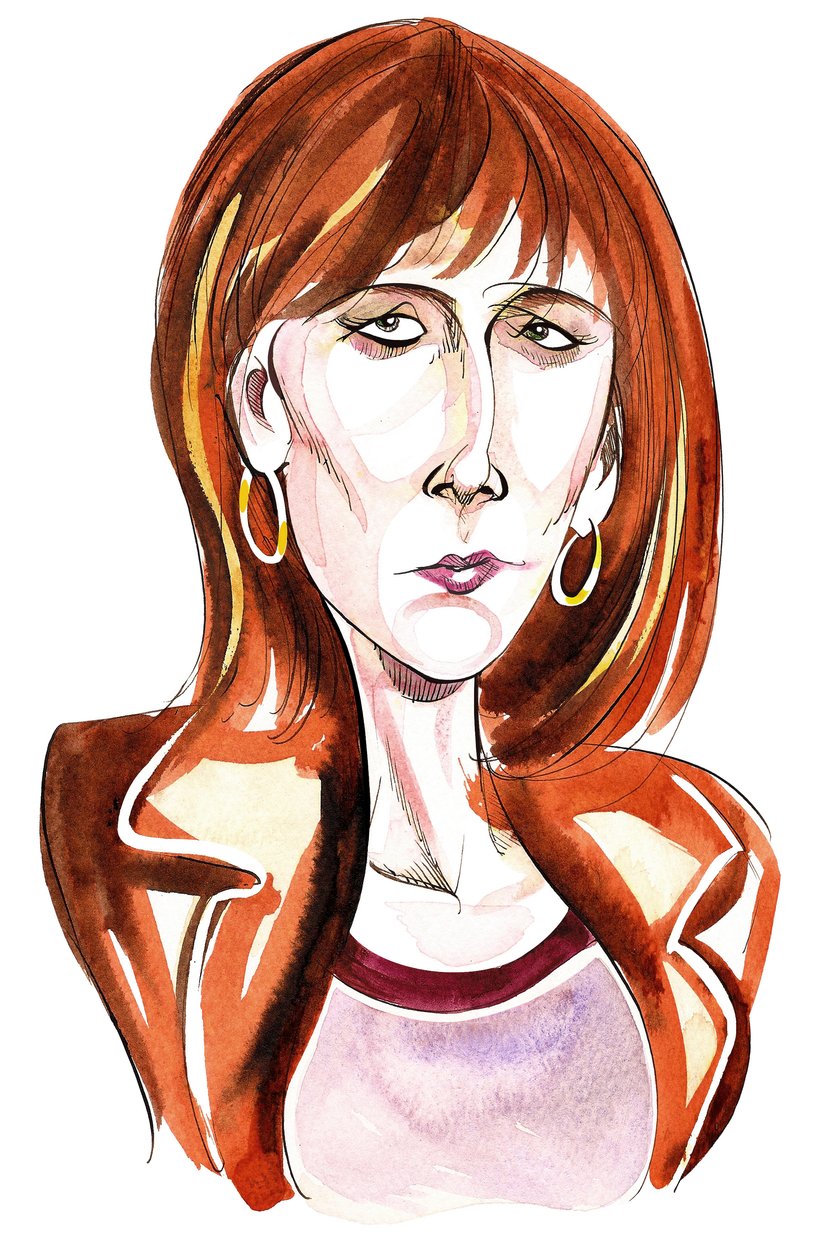 Catherine Tate som Doctor Whos assistent Donna Noble i BBC-serien med samme navn av Neale Osborne