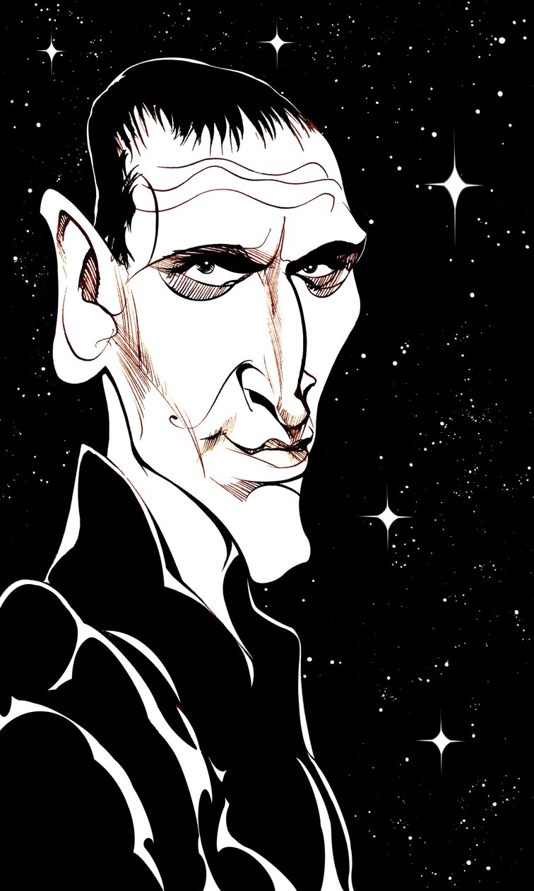 Christopher Eccleston som Doctor Who i BBCs TV-serie med samme navn av Neale Osborne