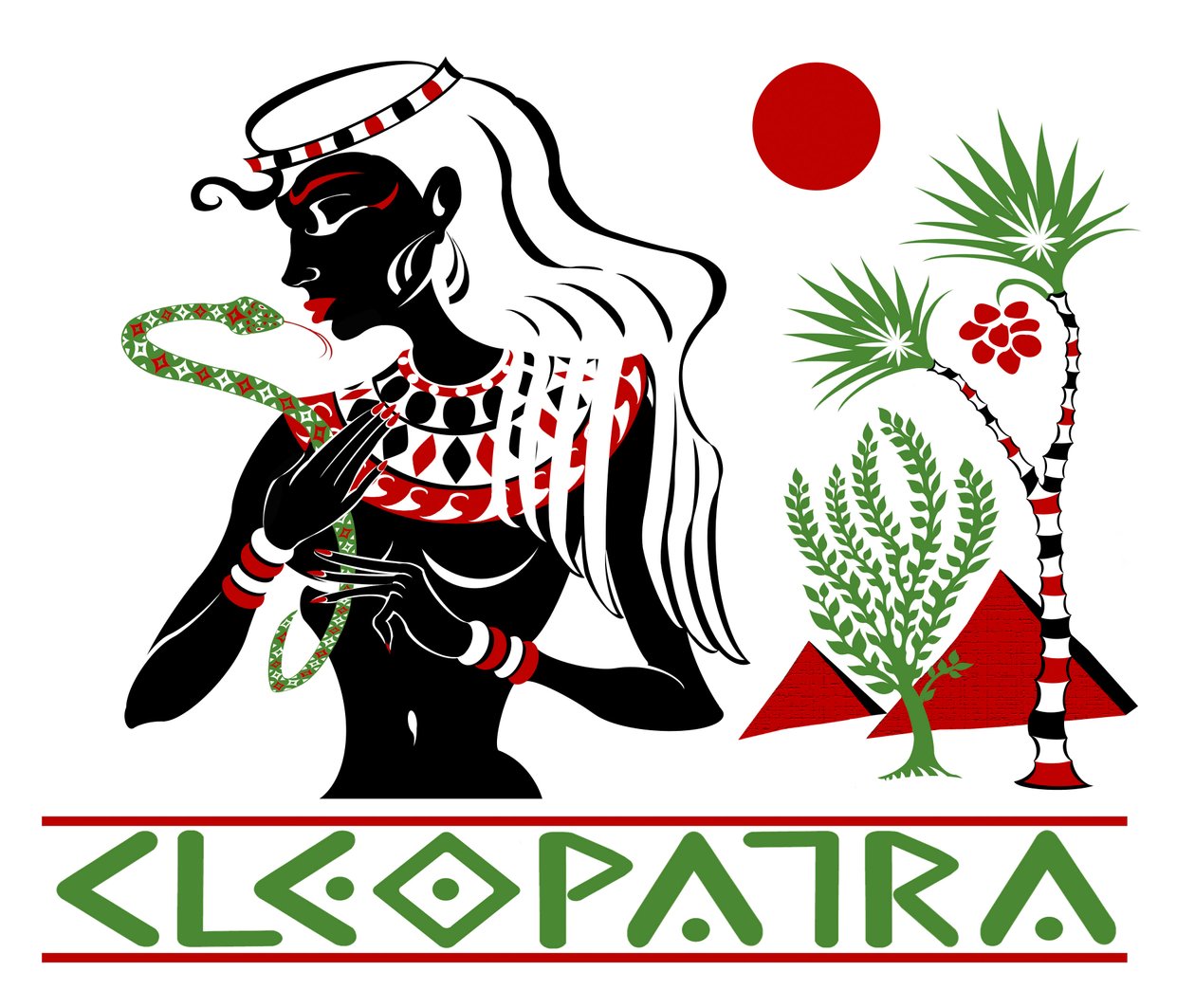 Cleopatra, fargegrafisk alternativ, 2010 av Neale Osborne av Neale Osborne