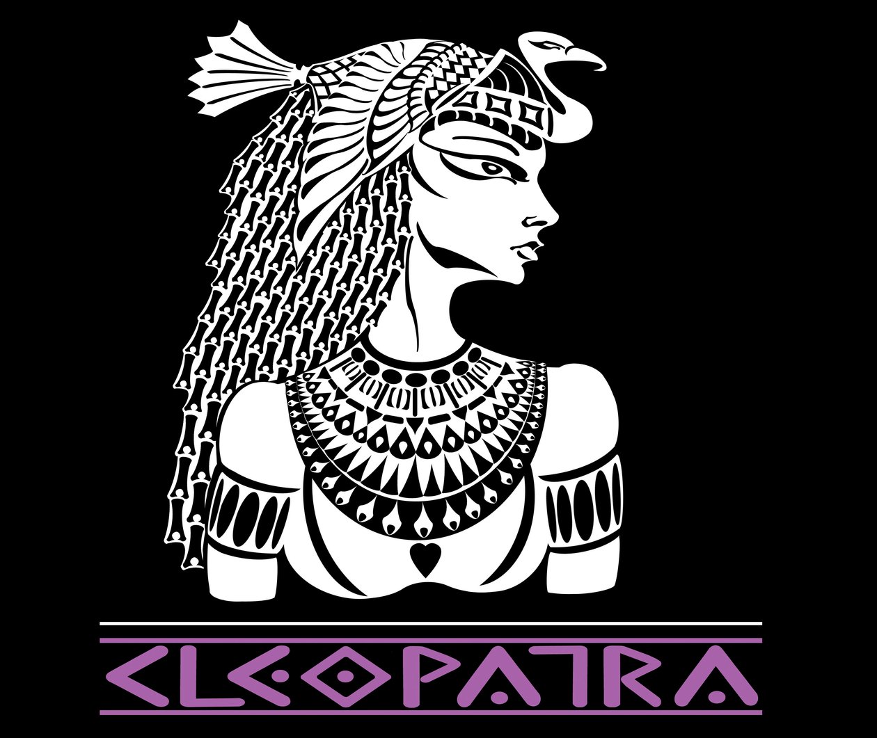 Cleopatra, ny versjon av bw-filbilde, 2006 av Neale Osborne av Neale Osborne