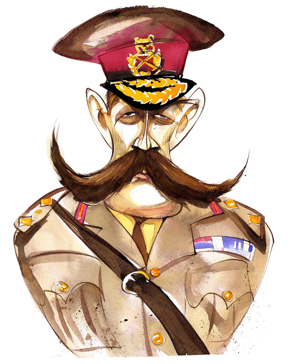 Irskfødt, British Field Marshall, First Earl Kitchener av Neale Osborne