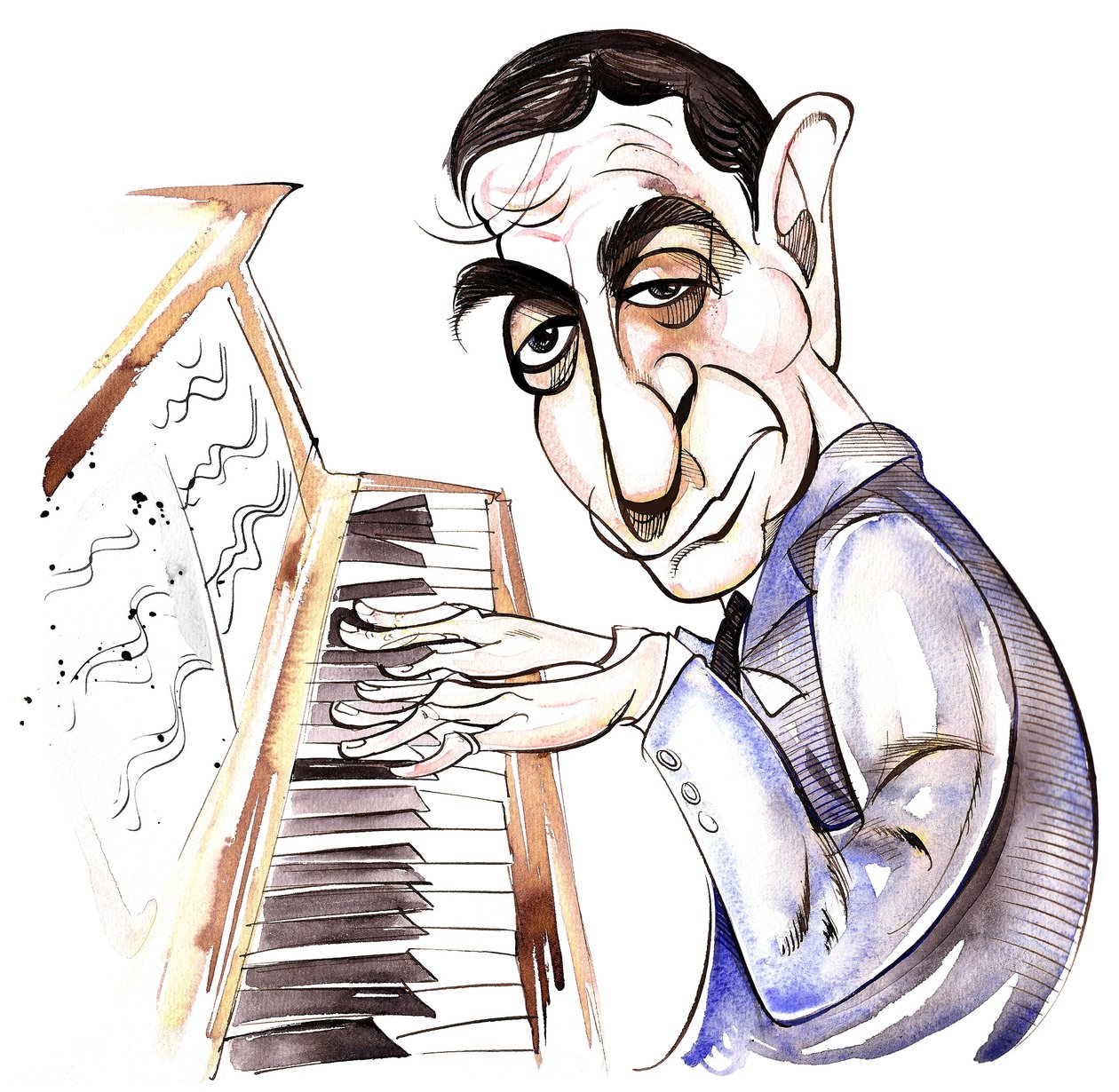 Irving Berlin - karikatur av Neale Osborne