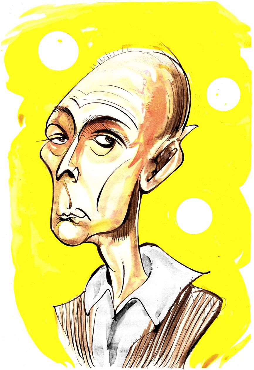 Jasper Carrott - karikatur av Neale Osborne