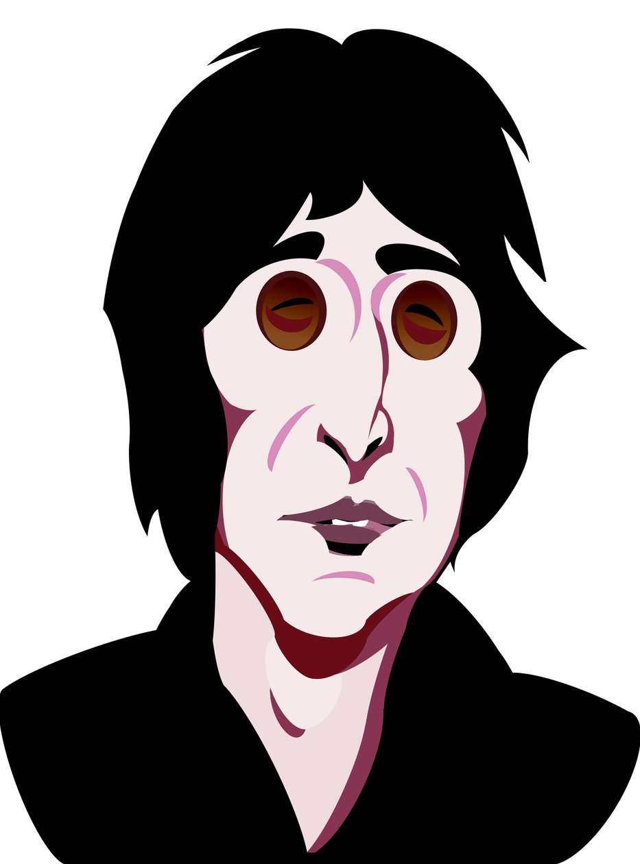 John Lennon , engelsk sanger, låtskriver (1940-80), fargegrafisk karikatur, 200510 av Neale Osborne av Neale Osborne
