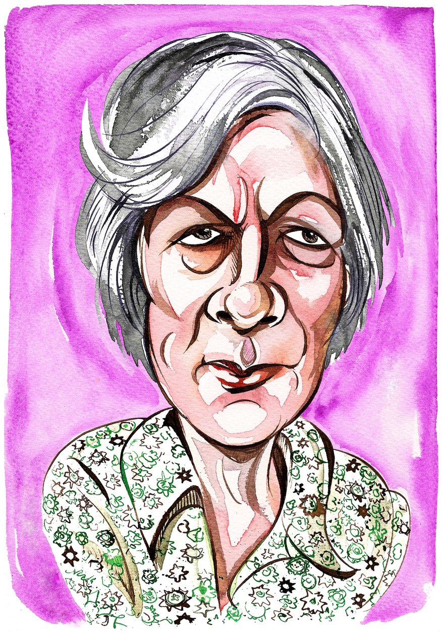 Judith Weir - karikatur av Neale Osborne
