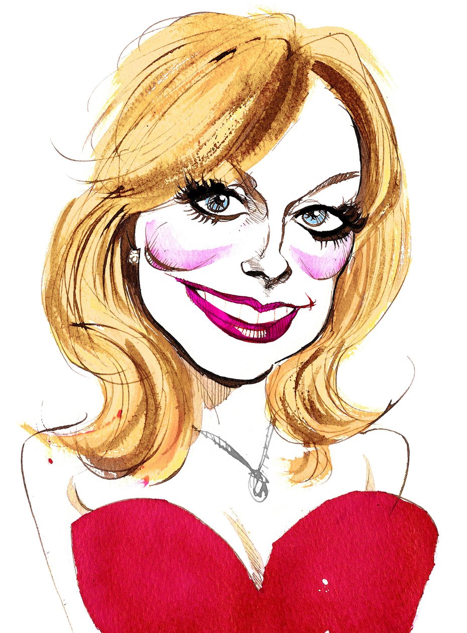 Katherine Jenkins, walisisk sangerinne; karikatur av Neale Osborne