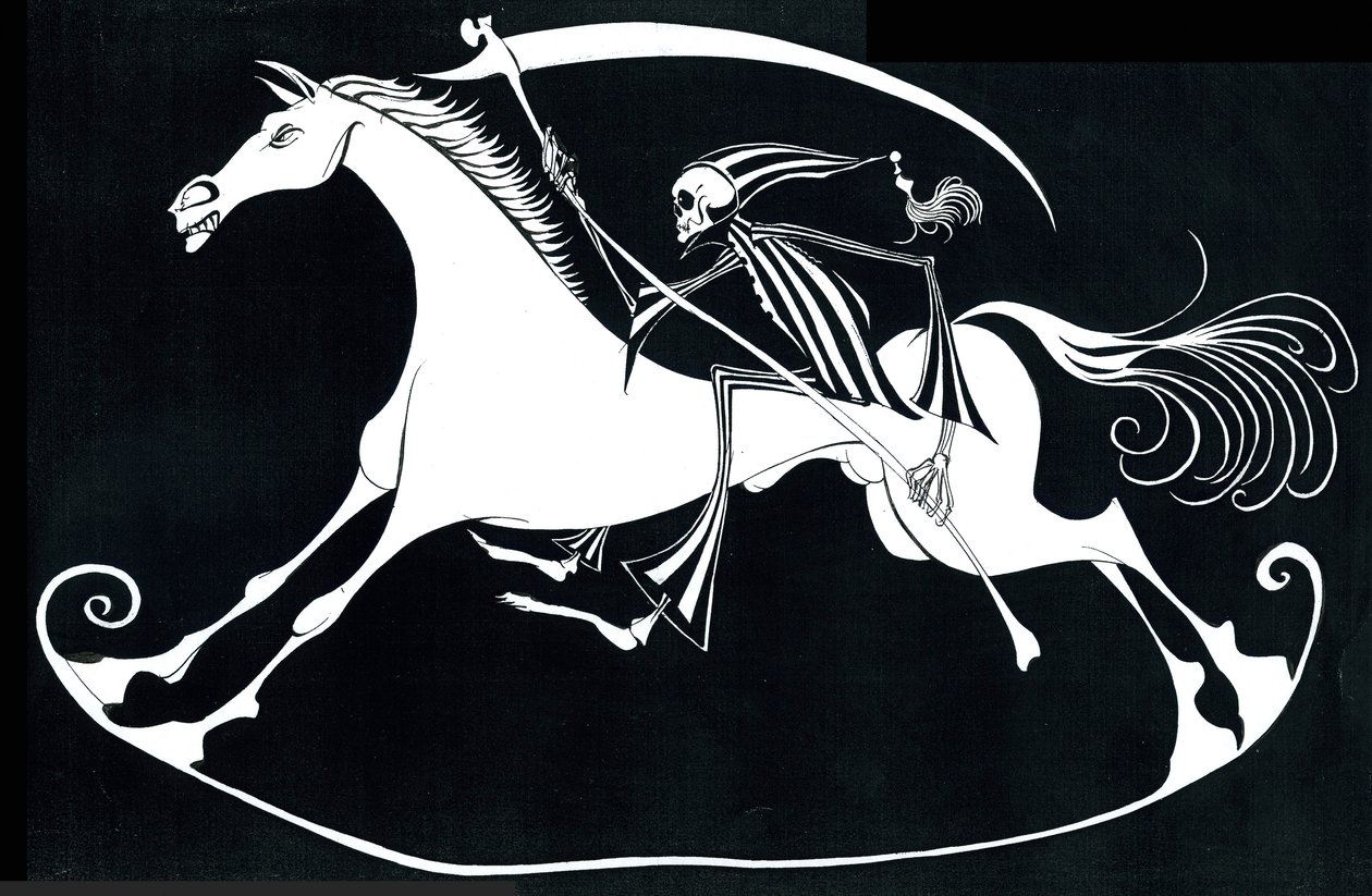 Le Grand Macabre - illustrasjon av karakteren Nekrotzar fra operaen fra 1977 av Gyorgy Ligeti av Neale Osborne