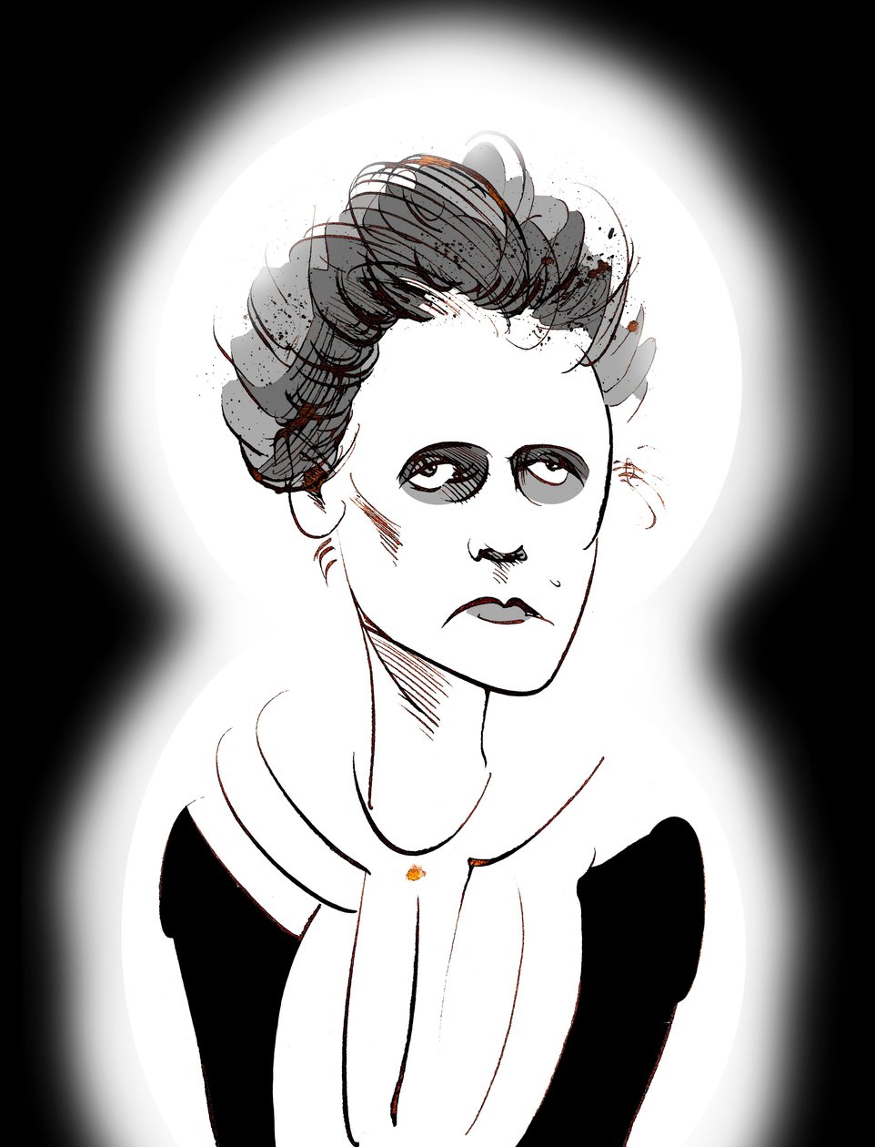 Marie Curie , fransk fysiker, 1867-1934 av Neale Osborne