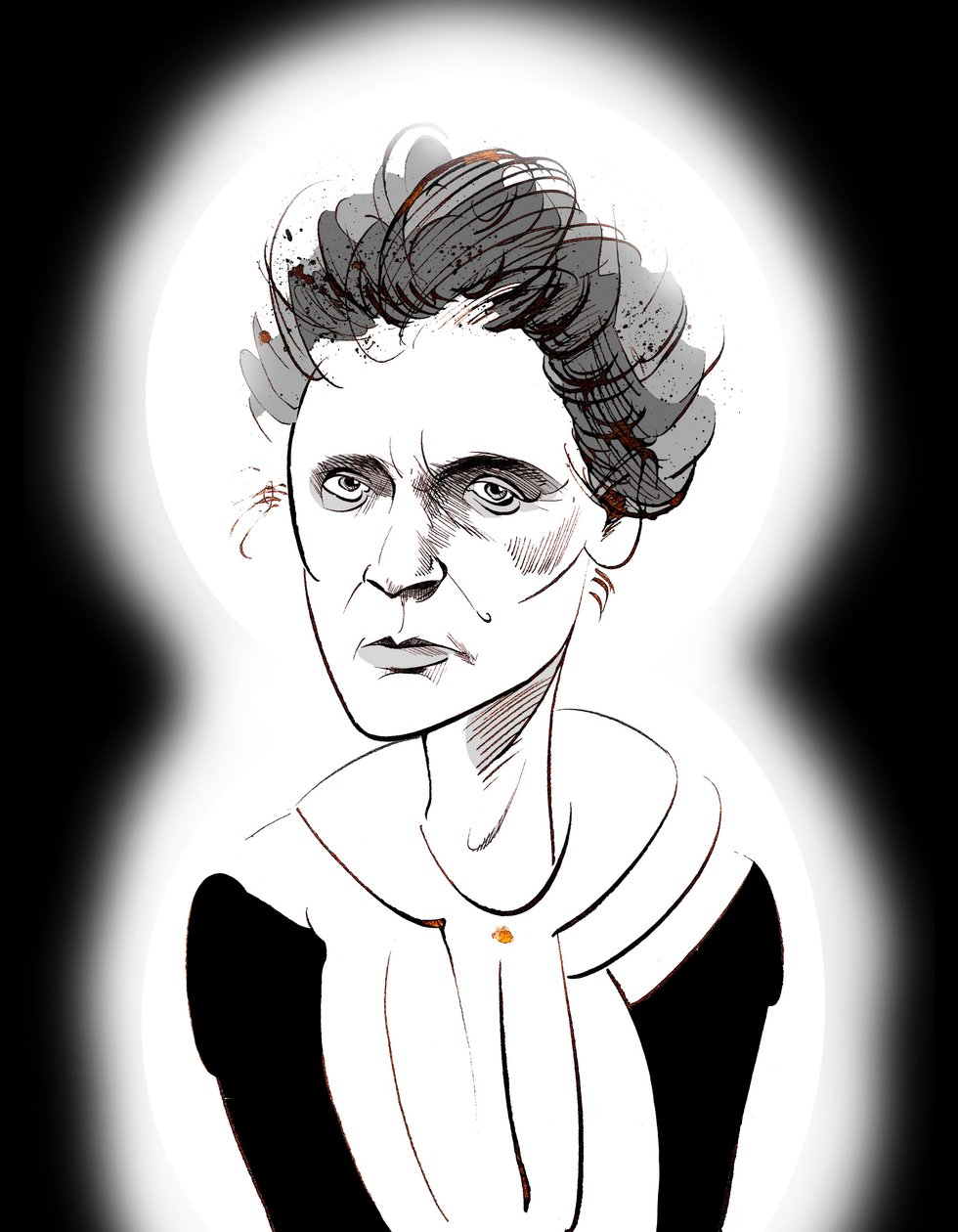Marie Curie , fransk fysiker, 1867-1934 av Neale Osborne