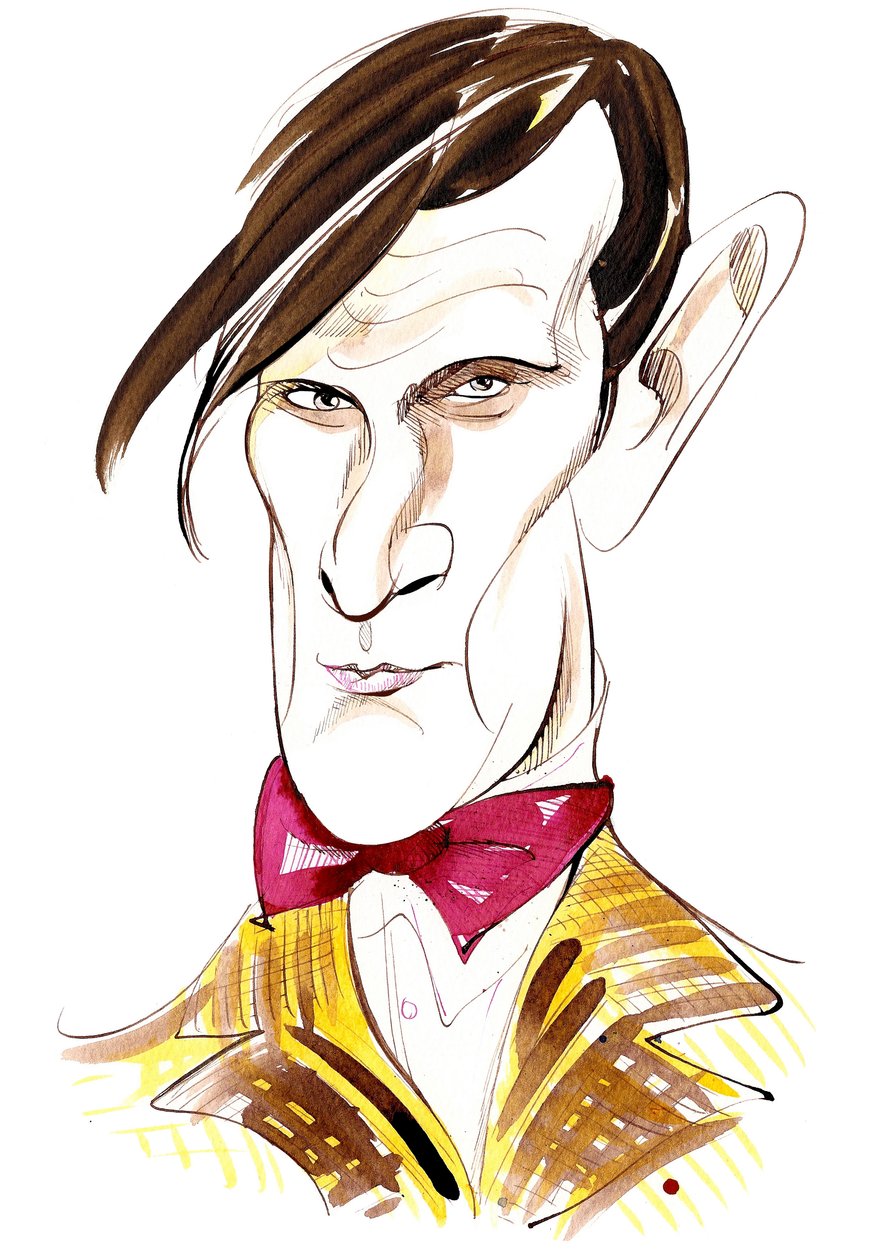 Matt Smith som Doctor Who i BBCs TV-serie med samme navn av Neale Osborne