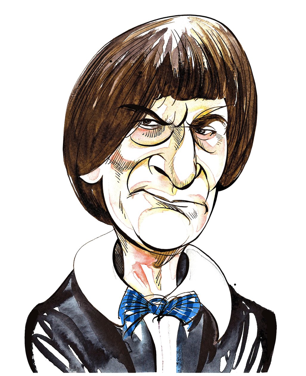 Patrick Troughton som Doctor Who i BBCs TV-serie med samme navn av Neale Osborne
