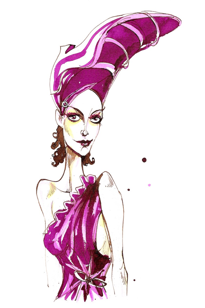 Lilla sandalhatt: fra en serie inspirert av Elsa Schiaparelli skoformet lue av Neale Osborne
