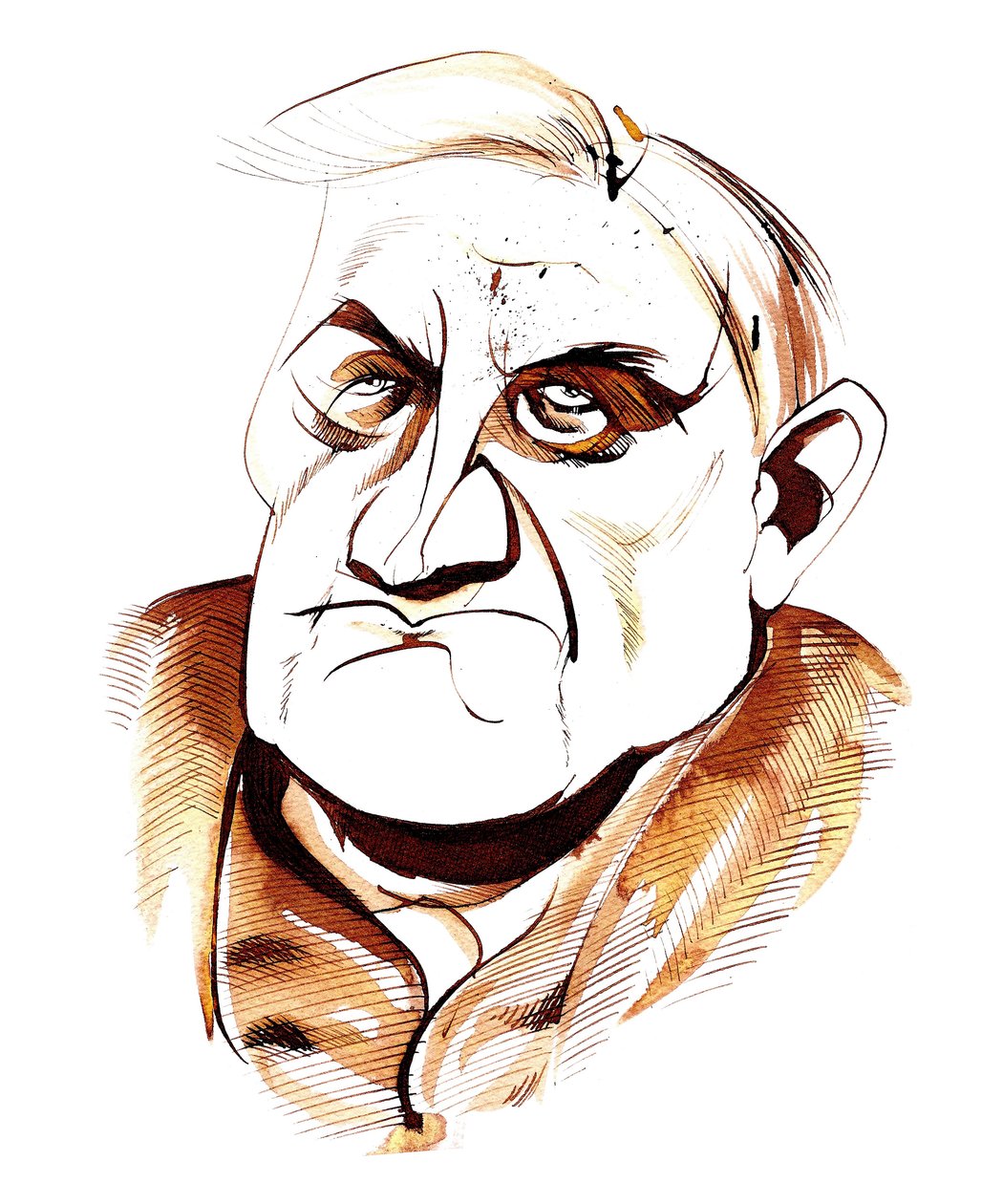 Ralph Vaughan Williams - karikatur av Neale Osborne