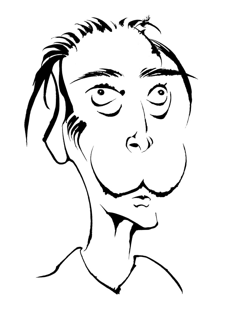 Salvador Dali , spansk surrealistisk kunstner, 1904-1989 av Neale Osborne