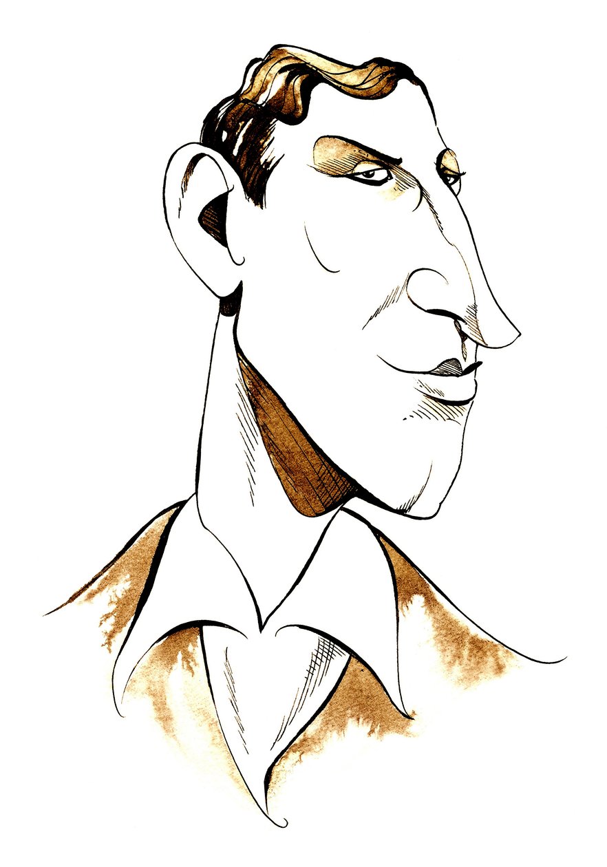 Siegfried Sassoon , engelsk poet og romanforfatter, 1886-1967 av Neale Osborne