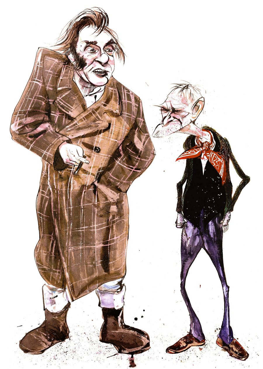 Steptoe og sønn - karikatur av Neale Osborne