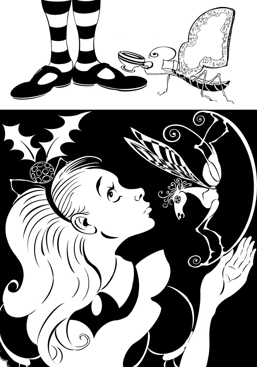 Through the Looking Glass av Lewis Carroll (1872) av Neale Osborne