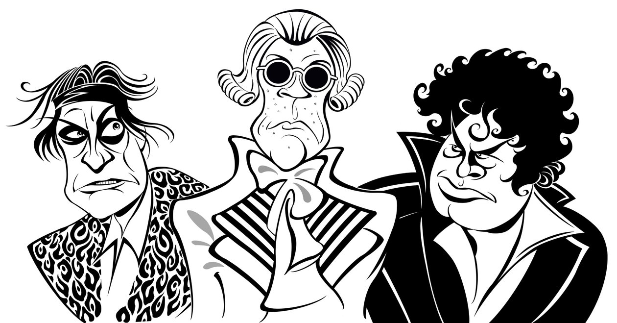 Trio av franske revolusjonære ledere, 2019 av Neale Osborne