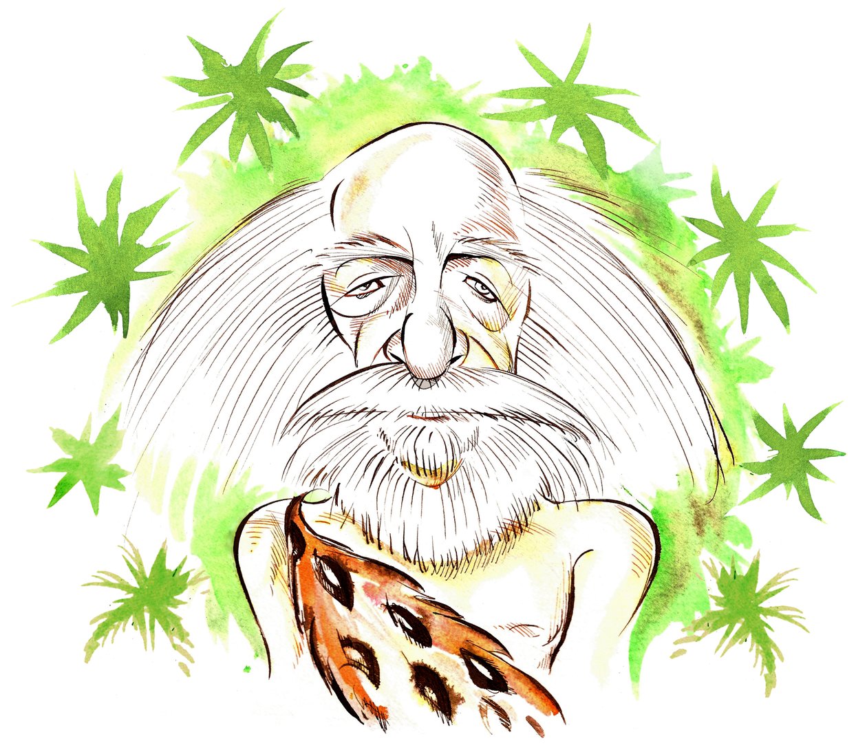 William Golding , engelsk forfatter, 1911-1993 av Neale Osborne