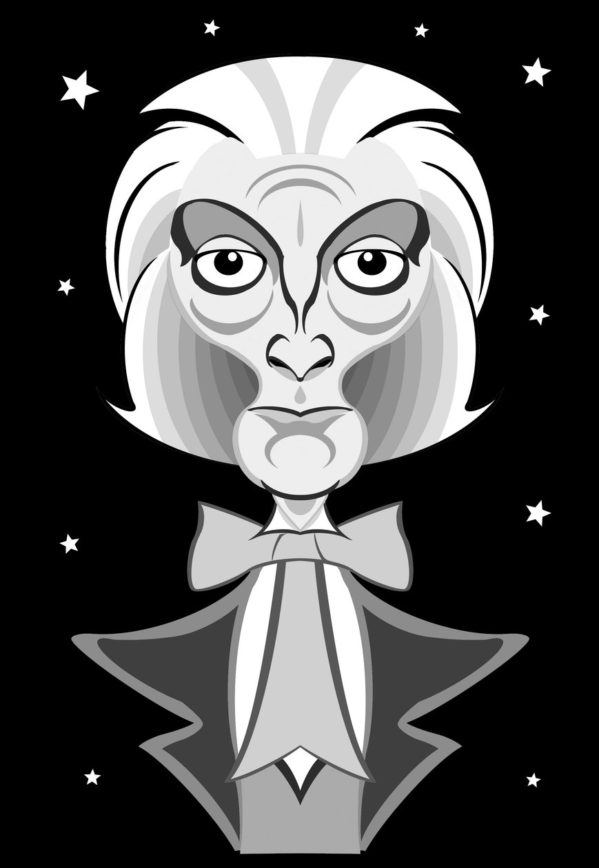 William Hartnell som Doctor Who av Neale Osborne