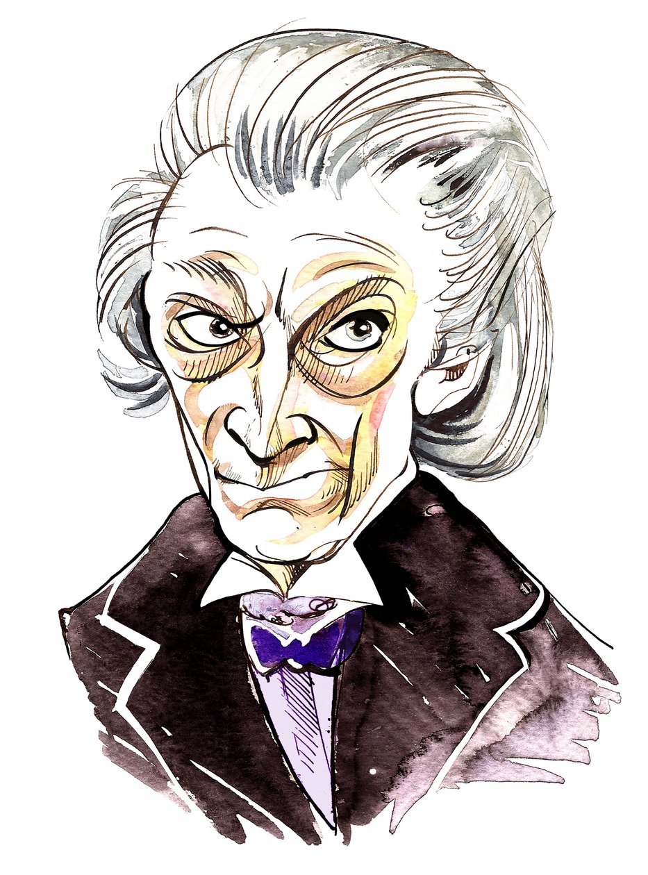 William Hartnell som Doctor Who i BBCs TV-serie med samme navn av Neale Osborne