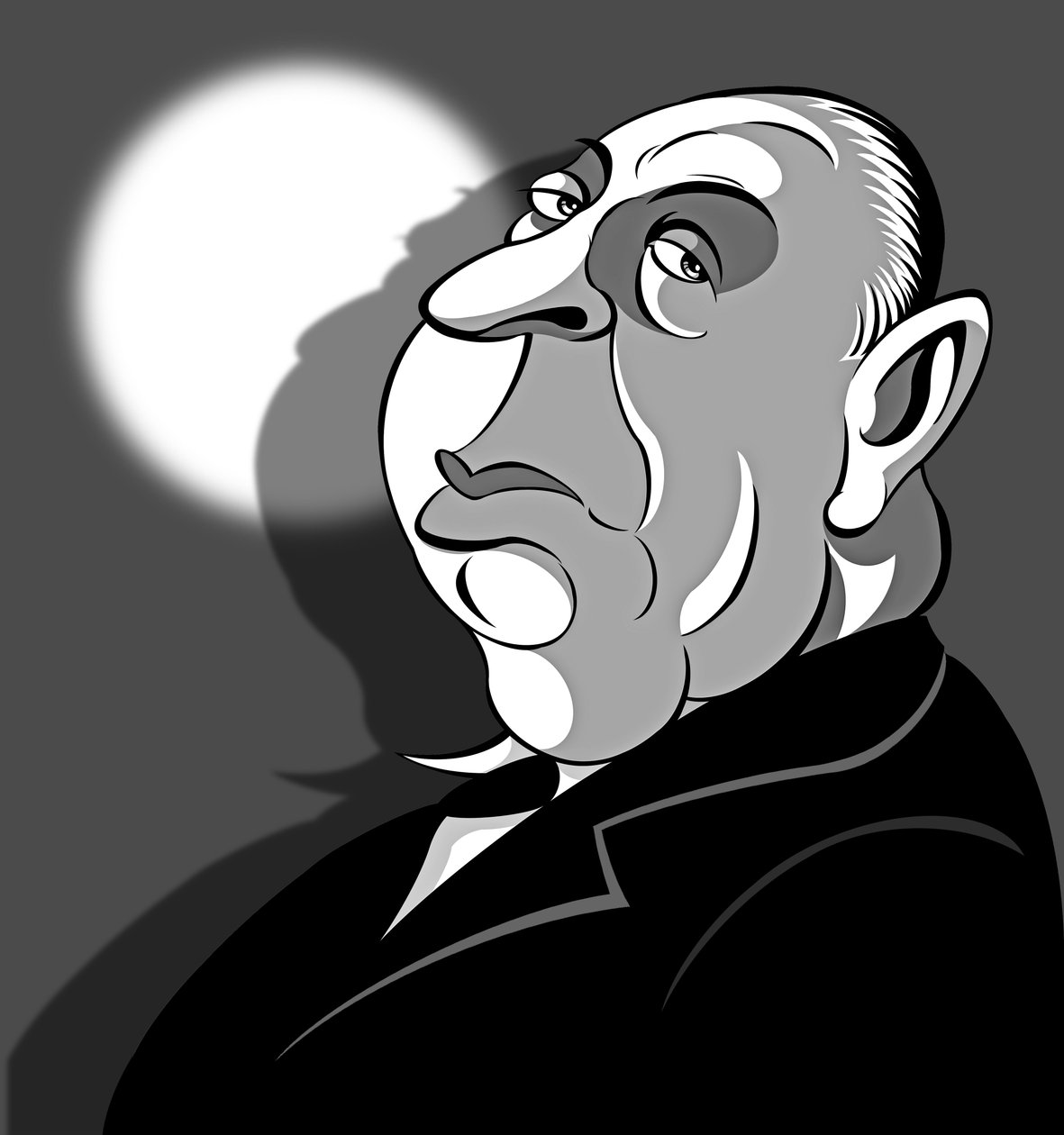 Alfred Hitchcock, 2018 av Neale Osborne