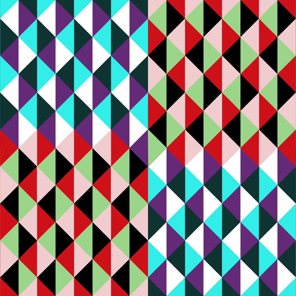 Dekorativ tekstildesign, 2016 (digital) av Neale Osborne