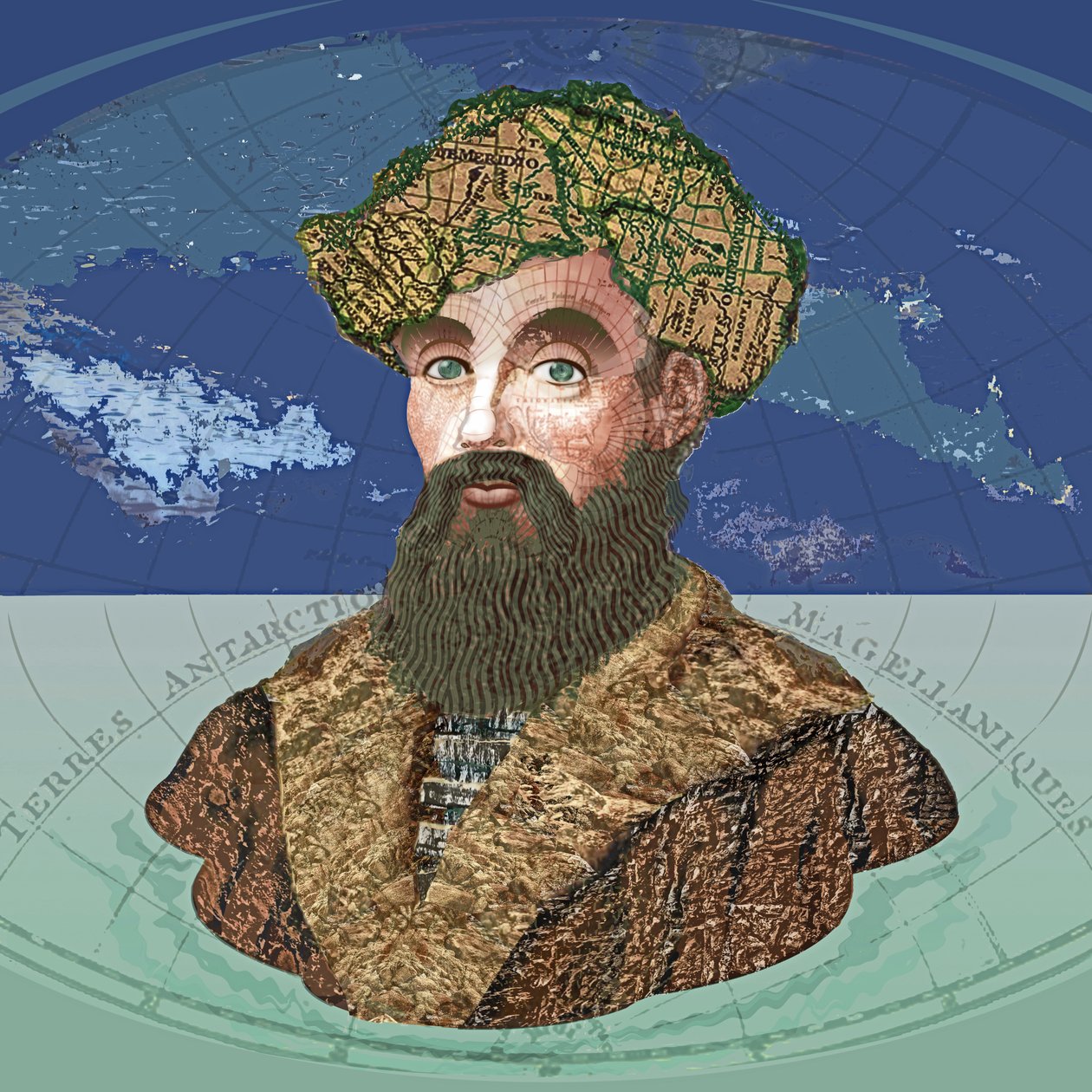 Ferdinand Magellan, 2021 (digitalt) av Neale Osborne
