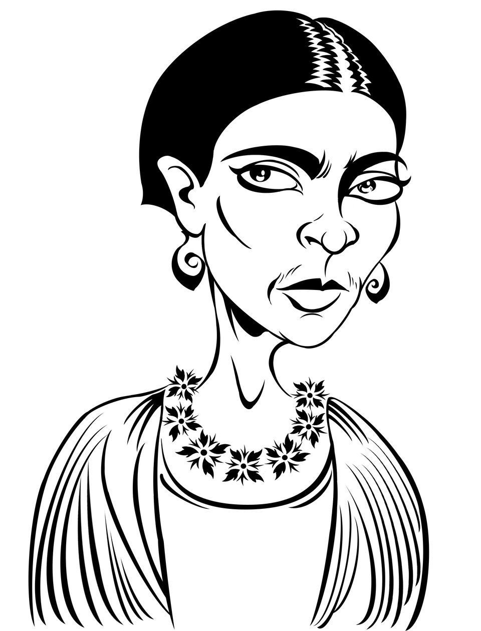 Frida Kahlo (digital) av Neale Osborne