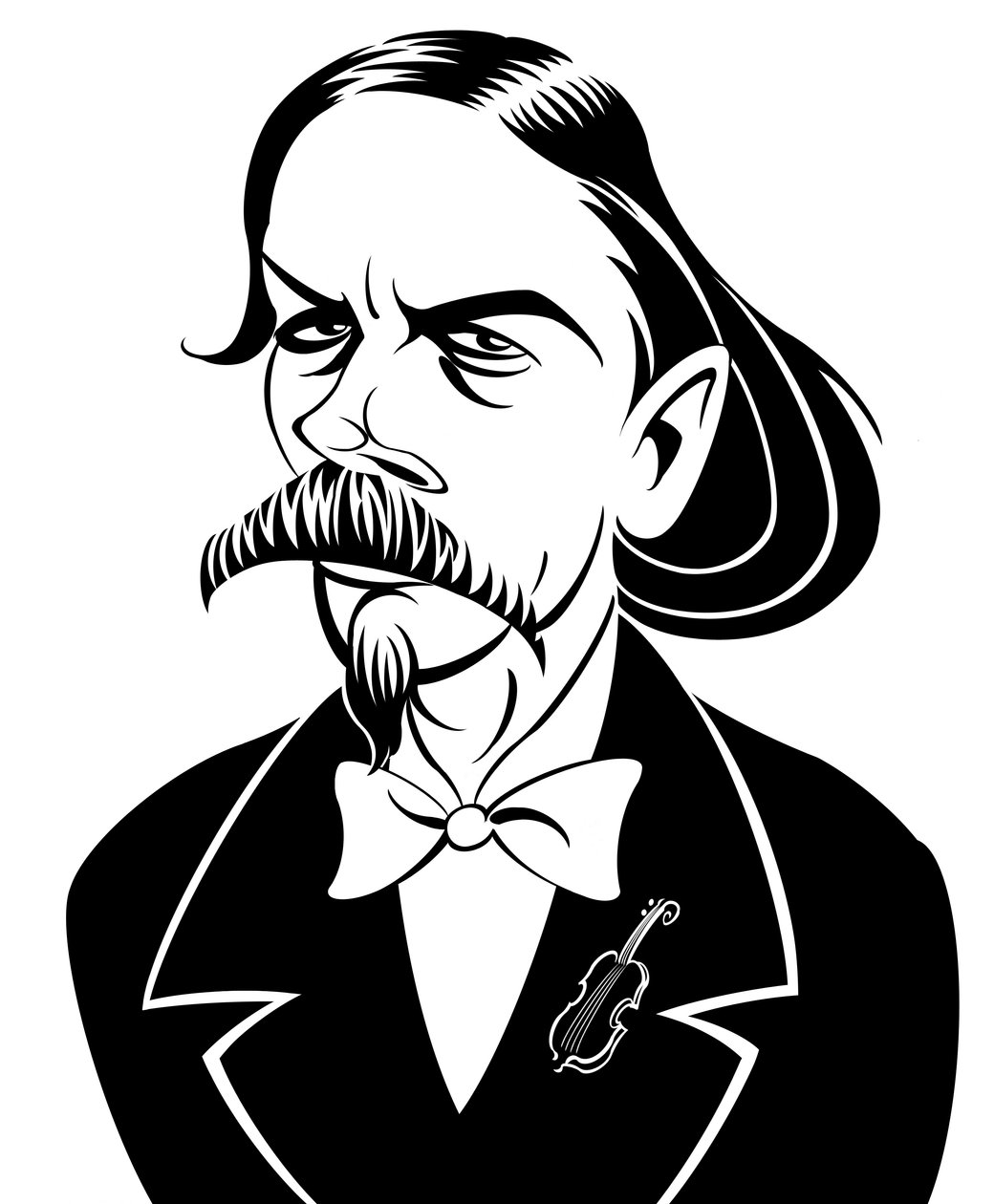 Giovanni Bottesini, 2019 (digital) av Neale Osborne