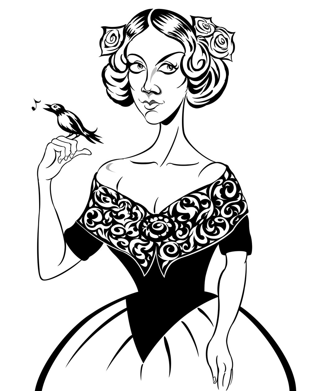Jenny Lind, 2019 (digital) av Neale Osborne