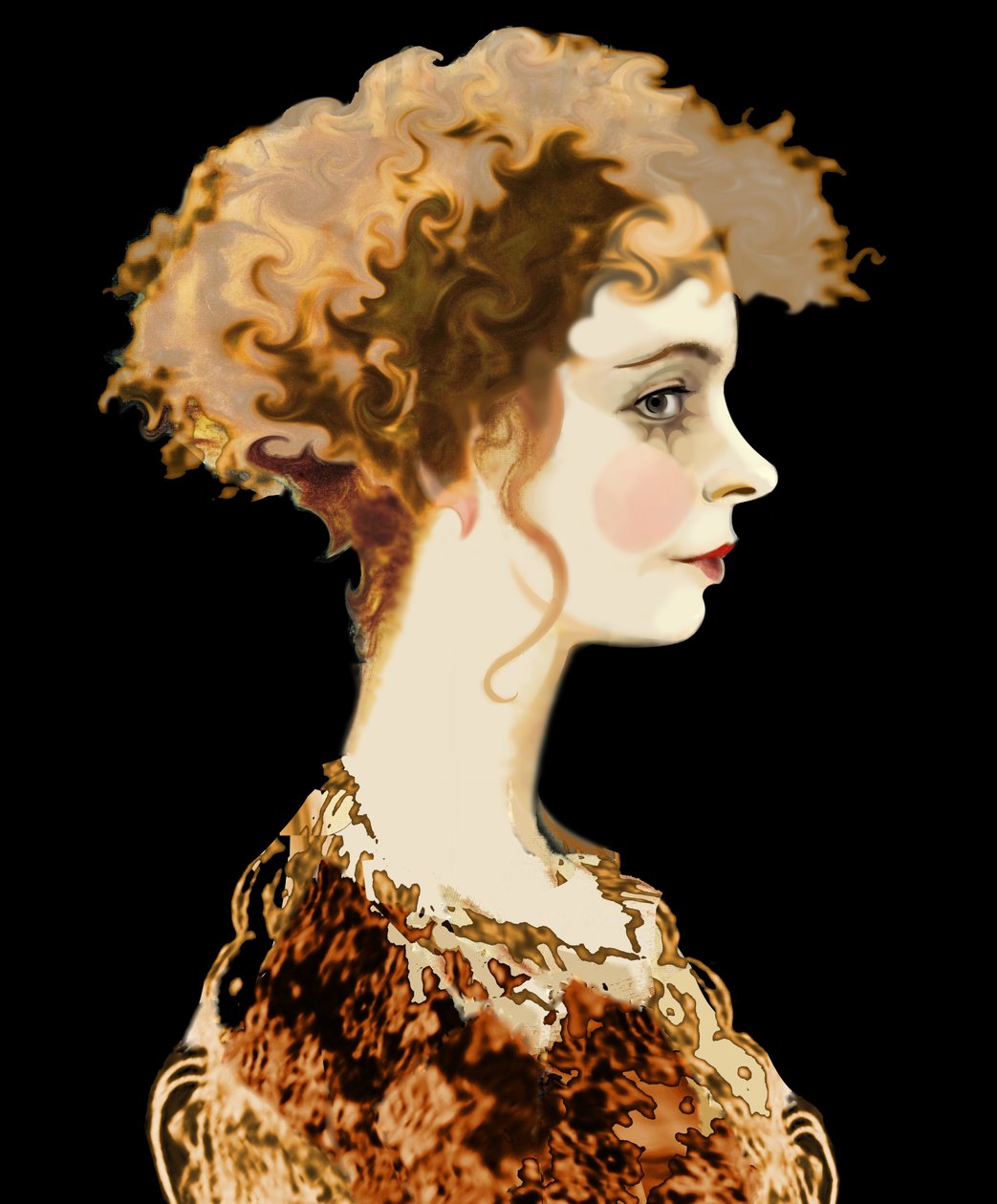 Lillian Gish, 2022 (digital) av Neale Osborne