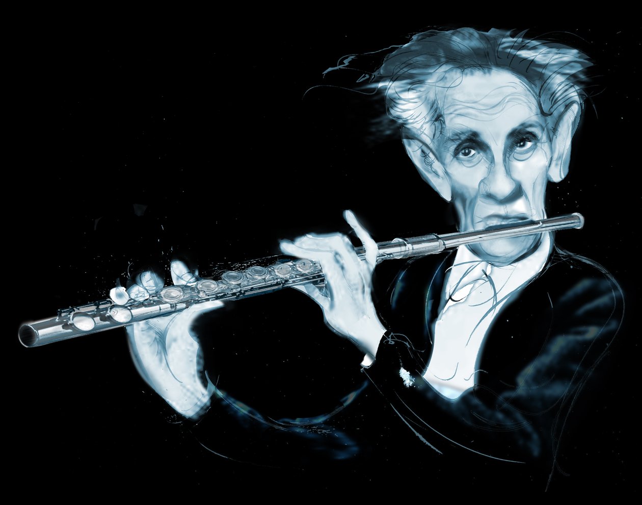Marcel Moyse, 2022 (digital) av Neale Osborne
