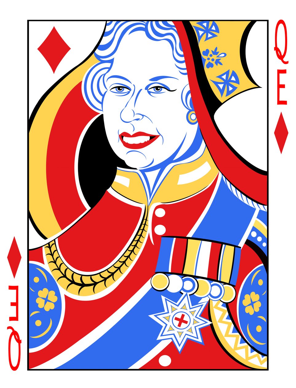 Dronning Elizabeth II 2012, av Neale Osborne av Neale Osborne
