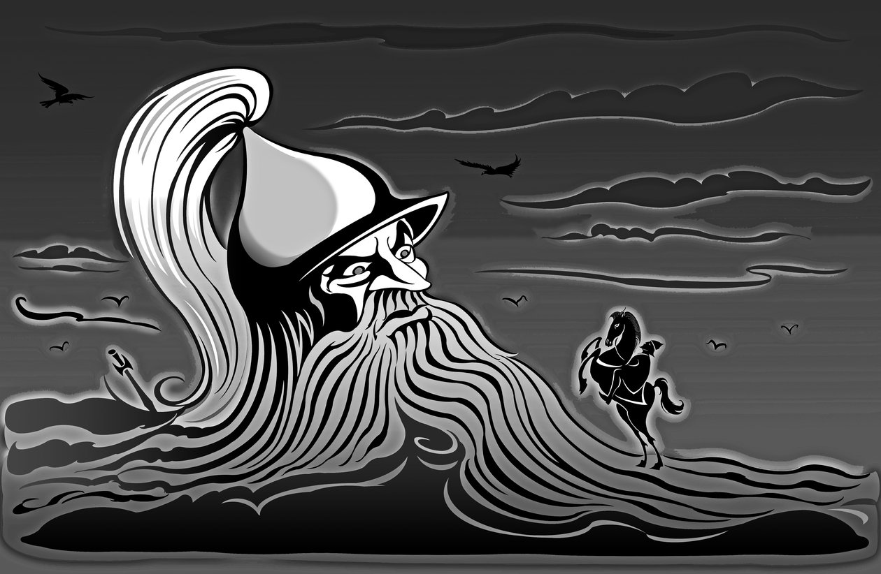 Ruslan And The Giant's Head, 2022 (digital) av Neale Osborne