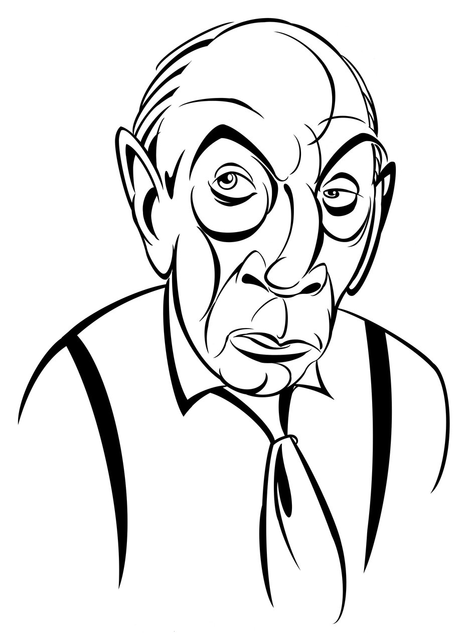 Sir Malcolm Arnold, 2019 (digital) av Neale Osborne